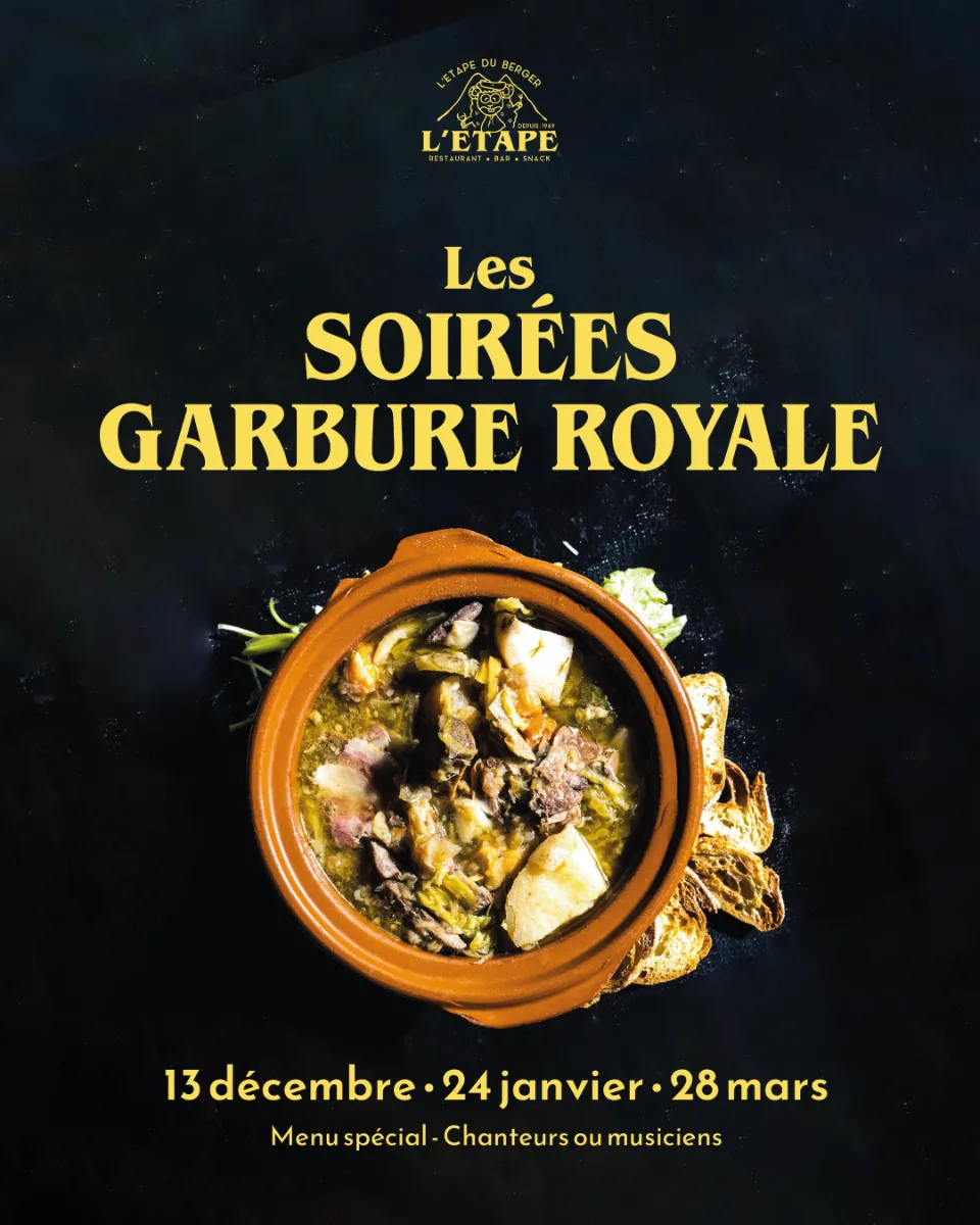 Soirées garbure royale • l'étape du berger