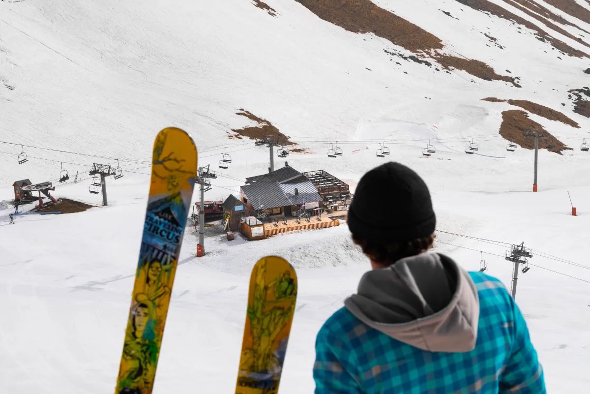 L'étape du berger hiver vue du haut