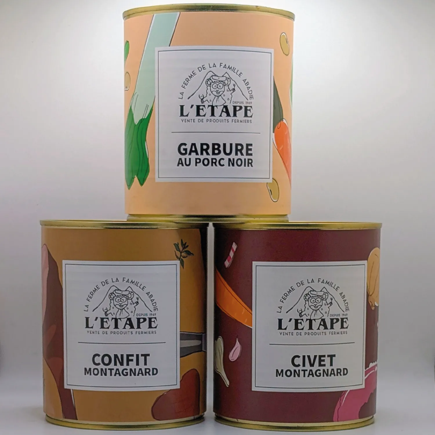Conserves plats • étape du berger